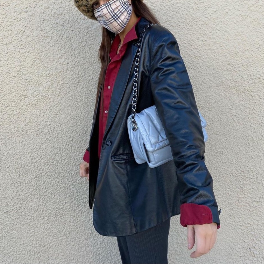 Leather Blazer